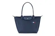 Longchamp Le Pliage Tres Paris Shoulder Bag (Small, Navy)