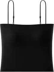 [kowaku] Womens Camisole Tank Top Women Crop Top Trendy Seamless Spaghetti Strap Crop Top Bralette Bra for Spring Nightclub Summer