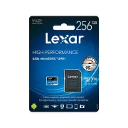 Lexar High-Performance 633x 256GB microSDXC Memory Card with Adapter Class 10