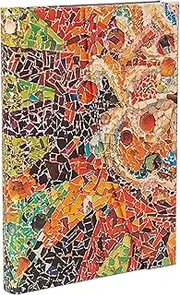 Gaudi s Sun (Gaudi s Mosaics) Midi Lined Hardback Journal (Wrap Closure)
