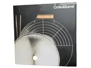 Crate and Barrel Wok Set w/ spatula ladle chopsticks steam rack NEW