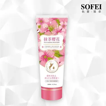 舒妃SOFEI 抹茶櫻花固色護髮膜240ml