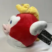 Nintendo Super Mario Kart Cheep Cheep 8-9" Plush Stuffed Animal Toy Fish