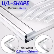 Resin U/L-Shape Guard Edging Trim Seal Strip Door Table Edge Protector