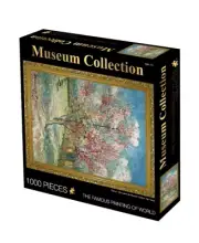 1000PCS Pink Peach Trees Jigsaw Puzzle Museum Famous Painting Gift