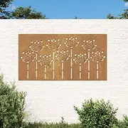Patio Decoration Corten Flower -4499