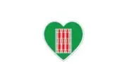 Patch Badge Patch Printed Thermoadhesive Flag Heart Italy Umbria