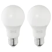 SOLHETTA LED bulb E27 470 lumen, globe opal white