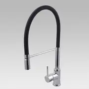 Round Chrome Kitchen Sink Mixer Tap