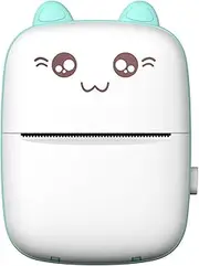 Chusui Portable Mini Pocket Printer BT Thermal Printer with Thermal Printing Paper USB Cable for Note Photo Web Document Printing