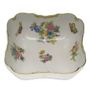 Herend Square Porcelain Salad Bowl