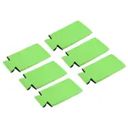 6pcs Can Cooler Sleeves Insulated Neoprene Slim Cans Bottles Covers Green