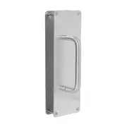 Scope Door Pull Handle and Plate Set Back to Back Stainless Steel PHP151COMBO