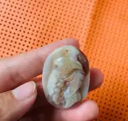 D04607# Hand Carved Grape Multi-color Amazonite Pendant Bead Gemstone