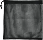 Simple Deluxe 1 Pack 13"x 13" Barrier Netting, Black Media Bag with Drawstring for Most Pumps, Pond Biological Filters, 13in