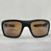 Timberland Polarized Brown Lens Matte Black Frames Wrap Sunglasses TU00012 02H