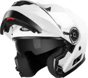 YEMA YM-926 DOT Approved Modular Full Face Motorcycle Helmet with Dual Visor
