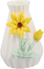 Elegant Minimalist Ceramic Vase for Flower Arranging Home Decor and Aroma Diffuser Artistic Bud Vase