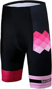 [LMKIJNB] Womens Cycling Jersey Shorts Sleeve Bicycle Clothing Sportswear Biking Suit Tights Spring Autumn Moisture Wicking Quick-Dry UV Protection 3D Gel Padded MTB Outdoor Windproof DF012,A,XL
