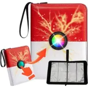 Card Binder for Cards - 4 Pockets Sleeves, 440 Card Holder, Fit for TCG Cards