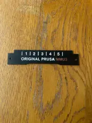 Prusa MMU3 Label Plate Multi-Color Print