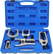 SEDY 5-Piece Ball Joint Separator & Tie-Rod Remover Kit | Pitman-Arm Pullers, Universal 19 mm to 33 mm | Front-End Steering & Suspension Service Tool Set | Suits Cars, SUVs, 4WD Utes, Light Trucks