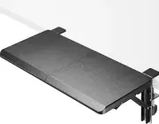 ETHU Ergonomics Desk Extension Tray Foldable Keyboard Clamp Tray - Black