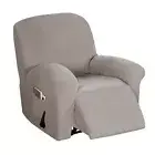 Anti Slip Home Decor Solid Soft Daily Easy Clean Recliner Chair Cover-