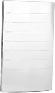 Housoutil Professional Eyelash Adhesive Pallet for Extensions Eyes Brows Length Divider Glue Pad Groove