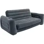 Intex Pull-Out Inflatable Bed QUEEN SOFA FUTON 66552EP Sleep Apartment House NEW