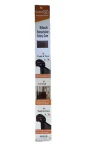 EasyBaby Retractable Safety Mesh Gate 33" T Extends to 55” W Baby or Dog Gate