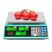 88Lb/40Kg Commercial Food Scale with Price Calculator, Accurate Counting and Dua