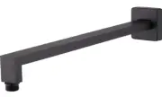 Oliveri MONACO WALL MOUNTED SHOWER ARM 380mm G 1/2 Female MATTE BLACK
