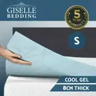 8CM COOL GEL Memory Foam Mattress Topper 60kg/m³ BAMBOO Cover 1000 points Single