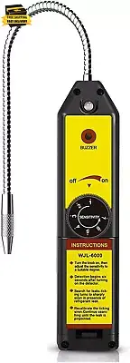 WJL-6000 Freon Leak Detector Halogen Gas Sniffer Refrigerant AC Leak Tester R22
