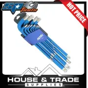 SP Tools Hex Key Set 13 Piece 2-19mm Jumbo Magnetic Ball METRIC SP34528