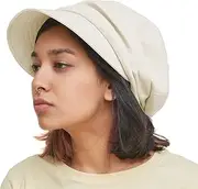 [CHARM] Organic Cotton Sun Hat for Women - Summer Spring Folding Visor for UV Protection, Chemo and Sensitive Skin