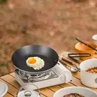 Camping Fry Pan Outdoor Cooking Griddle Frying Pan Reusable Heat Resistant