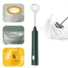 Usb Rechargeable Handheld Egg Beater 3 Speeds Electric Milk Frother Foam Maker