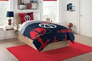 Northwest The Company NBA Washington Wizards Comforter and Sham Set, Twin, Hexagon