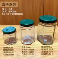 在飛比找樂天市場購物網優惠-台灣製 玻璃罐 六角罐 40cc 80cc 150cc 玻璃