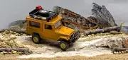 Handmade Nature Scene Diorama For 1/64 Scale Diecast Vehicles Made From Scratch