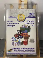 VTG Dakota Collectible VarietyCollection Designs Home Embroidery Floppy Diskette