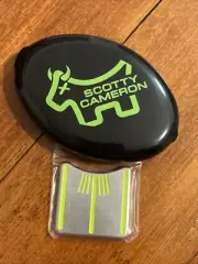 Scotty Cameron Titleist Junk Yard Dog Alignment Tool Ball Mark Lime Green *NEW*