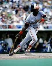 Eddie Murray Baltimore Orioles batting v the Philadelphia Phillies- Old Photo