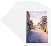 15 Pack White Pre-Cut 5x7 Picture Mat, White Picture Mounts Photo Mounts Frame Mounts for 4x6 Pictures Display Photo Frame Mat for Photos, Prints
