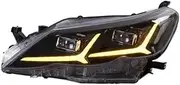 Headlamp Assembly Compatible With Toyota Reiz MARK X 2010-2013 LED Headlights With Moving Turn Signal Dual Beam Lens Car Accessories