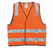 Maxisafe SVF604-2XL - Day/Night Vest - Orange XXL Stud Front With Pockets