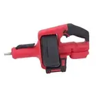 21V Red Electric Drain Auger 7m Auto Feed Plumbing Snake Drain Tool