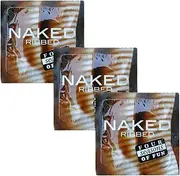 Four Seasons Naked Ribbed Condoms - Ultra Thin - Ribbed for Extra Sensation - Lubricated - Bulk Pack of 144